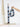 String of Oval Buoys - Blue & Coral #304BC